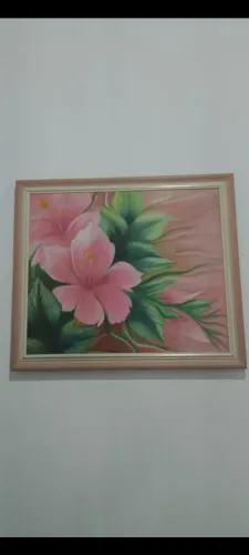 Quadro Decorativo Flores Hibisco