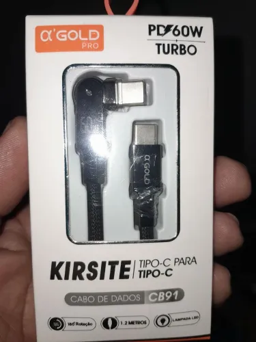 CABO DE DADOS E CARREGAMENTO TURBO DO CELULAR TIPO C TIPO C