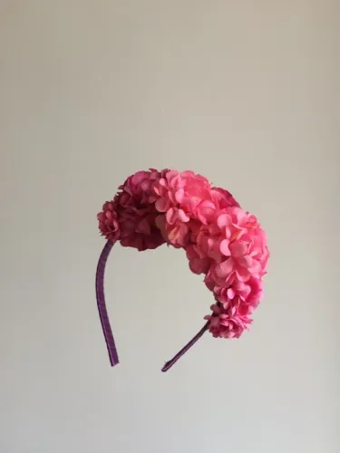 arco de flores rosa - carnaval