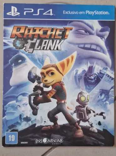 DVD Ratchet Clank, para PS4. Capa cartonada. EXCELENTE Estado!