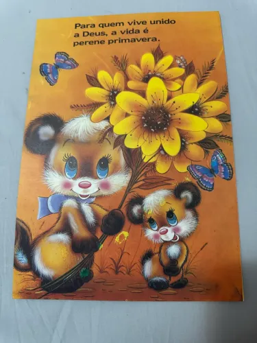 Kit dois lindos papéis de carta grande A4, raro da década de 80/90