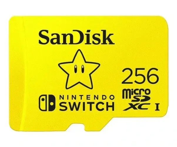 Cartão SD 256GB com jogos Switch