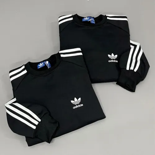 Moletons Adidas Clássicos - Preto com Listras
