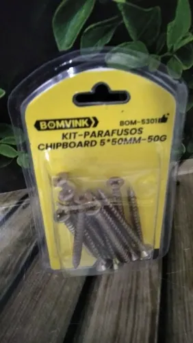 Kit Parafusos Chipboard- 5*50mm - 50G Unidade 
