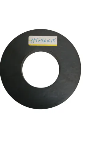 2 Imãs Ferrite 115x56x15mm Imantado Imã Para Alto Falante