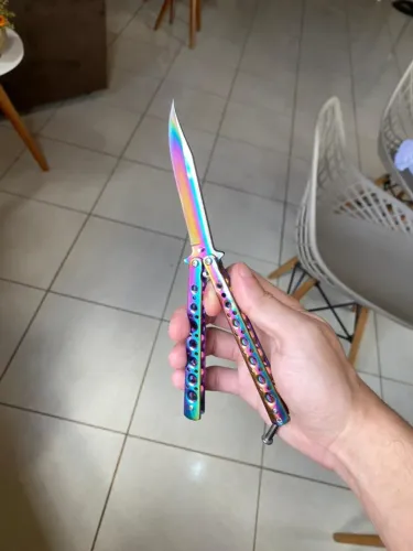 Canivete Butterfly Rainbow