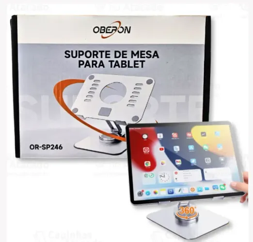 Suporte Mesa para Tablet Giratório 360 Oberon OR-SP246