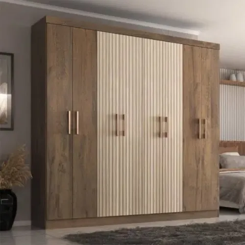 Guarda Roupa Casal 6 Portas Novo 
