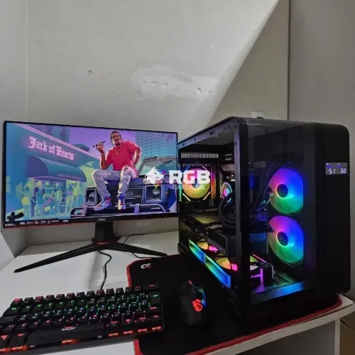 PC GAMER Ryzen 7 5800X3D + RTX 4070 SUPER 12GB + RAM 32GB + SSD M.2 NVMe 1TB