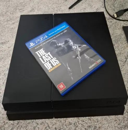 PlayStation 4 PS4 Fat 500GB Original + Jogo (Sem Controle)