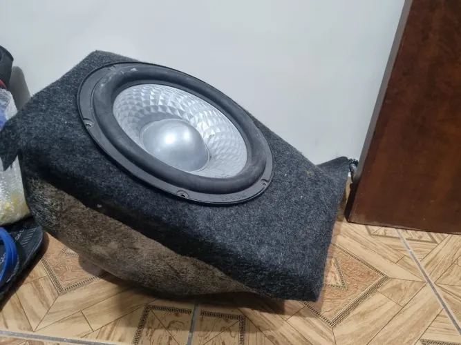 Caixa lateral fibra civic g9 de 12 polegadas 