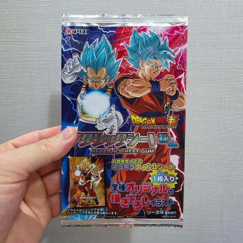 Dragon Ball Super Metallic Sheet Gum From Japan Bundle Lacrado (Envio OLX Pay)