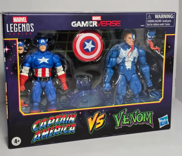 Marvel Legends Gameverse Venom vs Capitão América lacrado