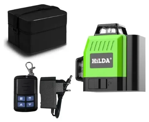 Nível Laser Hilda 16 Linhas Verde 360 Horizontal E Vertical Autonivelante