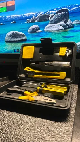 Kit Jogo de Ferramentas Completo 12 Peças com Maleta Titanium - Novo Pronta Entrega