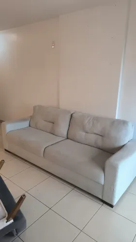 Sofá linho oportunidade única 