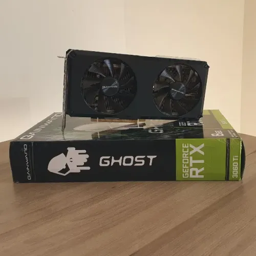 PLACA DE VIDEO RTX 3060TI 8GB GAINWARD DUAL FAN GDDR6 256BITS (USADA)!
