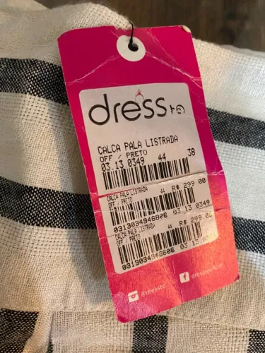 Calça de Linho Dress To NOVA com etiqueta tamanho 44