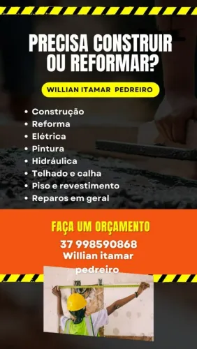 Pedreiro pintura carpintaria e reforma em geral