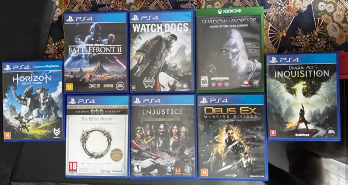 Coleção de Jogos PS4 - Diversos Títulos