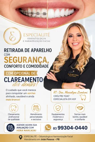 SEU APARELHO SAI. SEU SORRISO GANHA UM NOVO BRILHO.