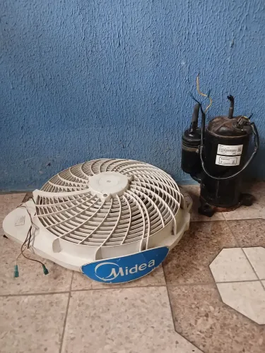 Vendo compressor e motor ventilador