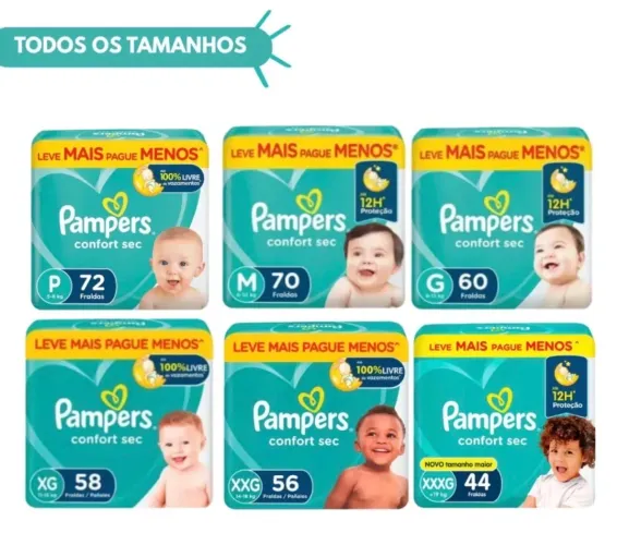 Fraldas Pampers Barata