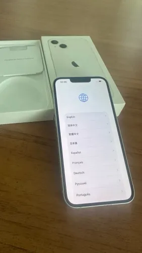 iPhone 13 128gb branco super conservado com caixa br