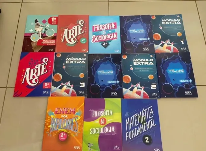 Livros SAS Ensino Médio.