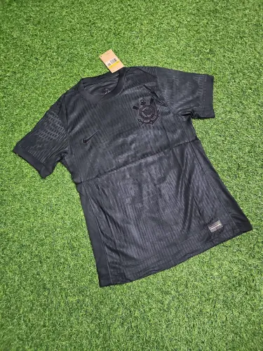 Camisa Corinthians allblack versão jogador 