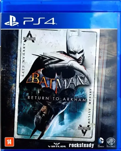 cd de jogo ps4 batman return to arkham ps7