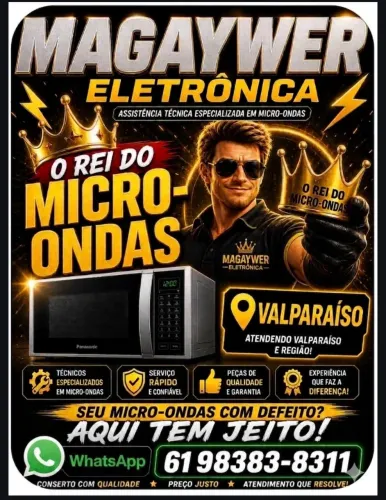 Microondas com defeito 