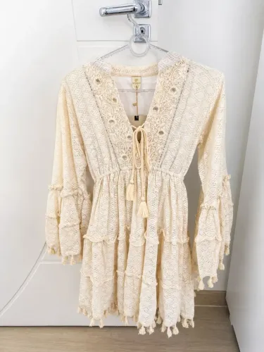 Vestido Boho Chic Bordado