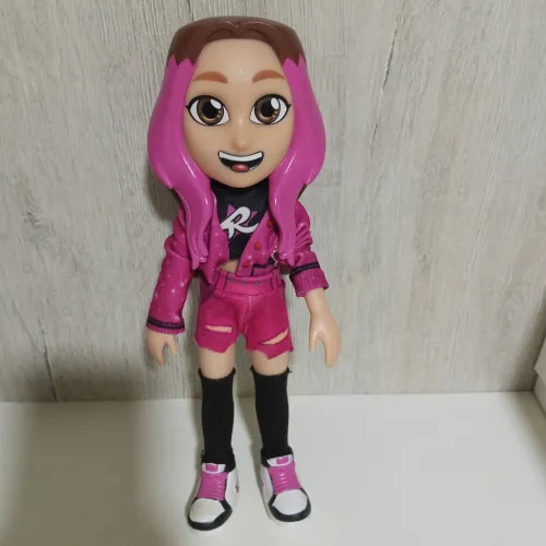 Boneca Emilly Vick Dos Rosa Youtuber Oficial (Novabrink) - 25cm"
