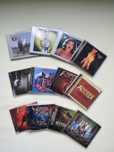 Lote CDs: Accept (12 Cds originais), Coleção