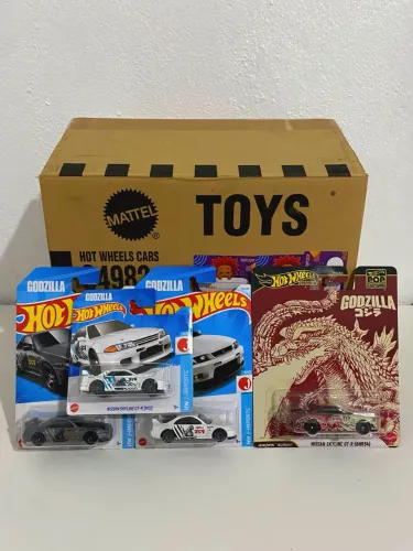 Lote hot wheels Godzilla