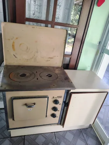 Fogão a lenha a gás