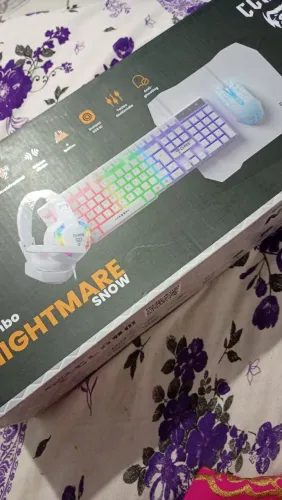teclado gamer mouse com led mouse