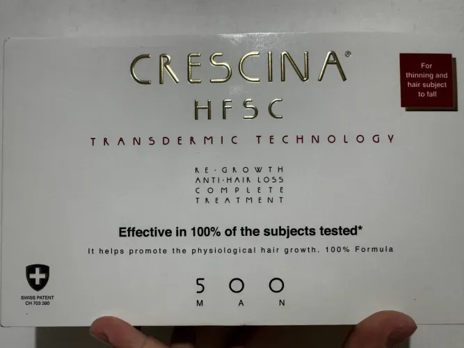 Crescina HFSC Transdermic Technology 500 man re-growth anti-hair loss 