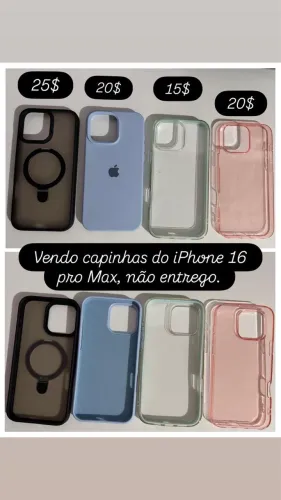 Capas iPhone 16 pro Max