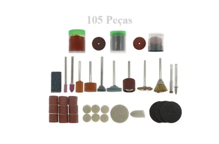 Acessórios Para Microrretifica 105pcs