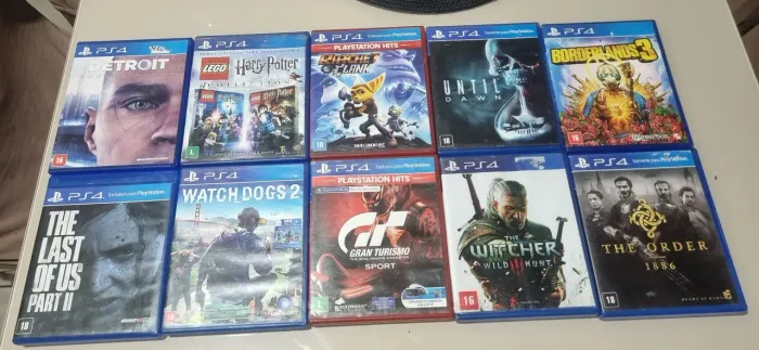 VENDO 10 JOGOS PARA PS4