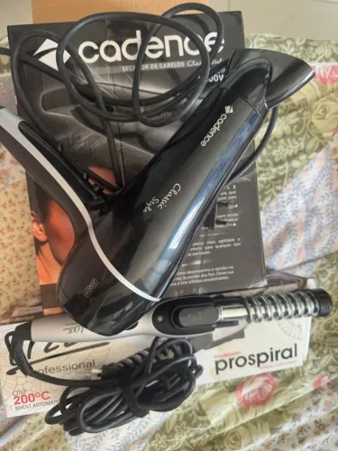 Kit secador e modelador de cabelo profissional
