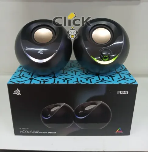 Caixa De Som Multimídia Speaker 2.0 Hórus 10w Rms