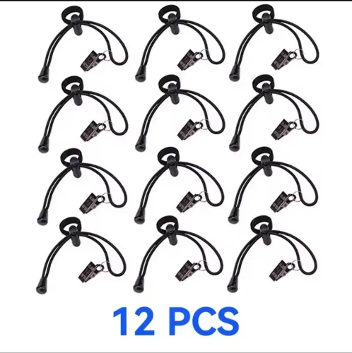 Kit de presilhas para fundo fotográfico, inclui presilhas de mola de metal