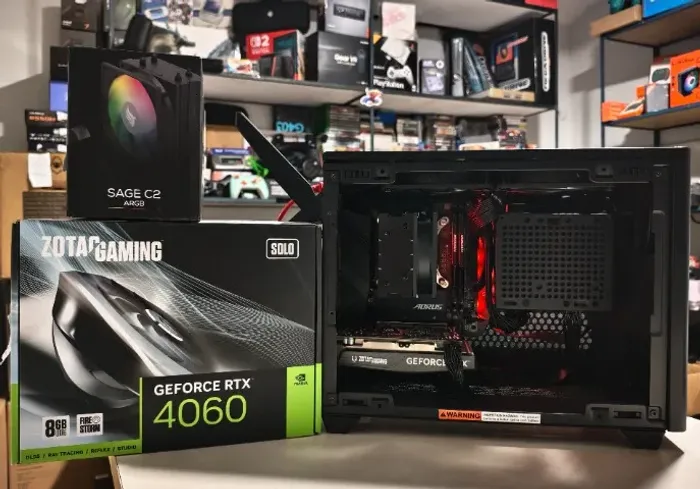 Pc gamer mini ITX i9 11900KF, 16GB ram, RTX 4060 8GB, M2 nvme 512GB, parcelo no cartão