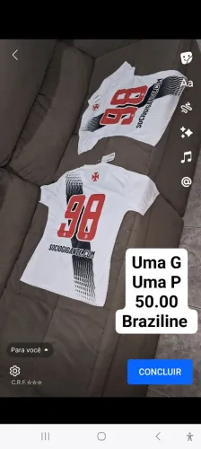 Vasco feminina Braziline 