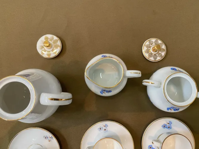 Jogo de Café Porcelana Mauá (Ótimo Estado)