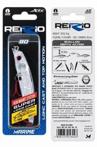 Isca artificial Marine Rei do Rio 80