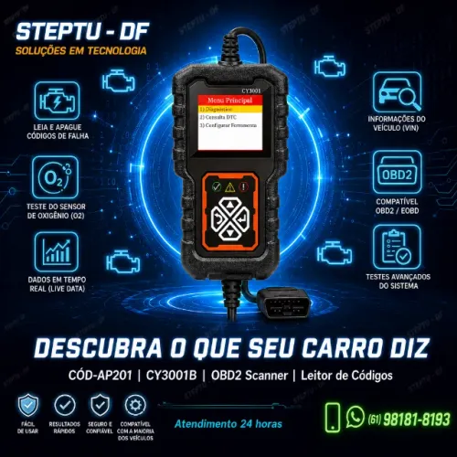 Scanner obd2 do carro Leitor de código da ferramenta de diagnóstico cy3001B COD-AP201